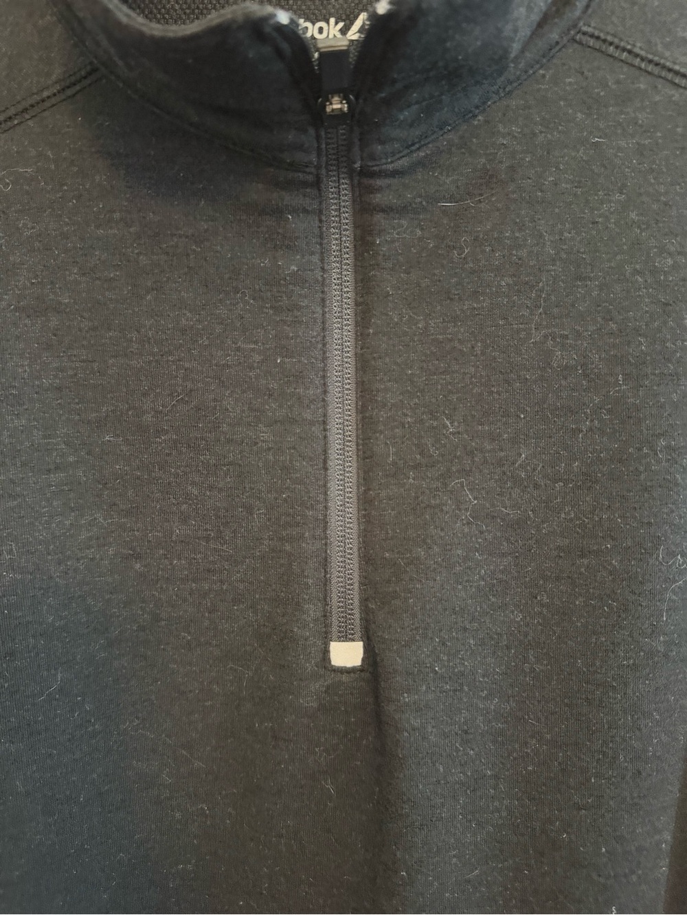 Reebok Speedwick grey Quarter Zip Lightweight Activewear Pullover - Picture 4 of 5